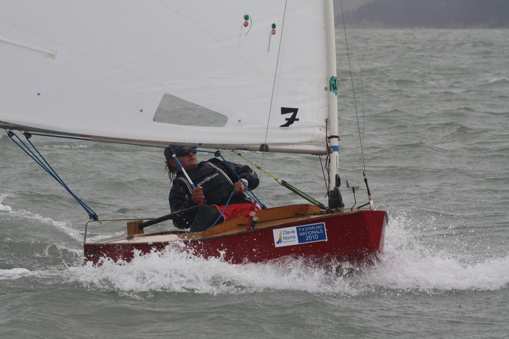 Hiking off the transom of a P Class boat on the final day the Tauranga Cup on Lyttelton Harbour - Davie Norris Boatbuilders 2010 Tauranga Cup Regatta © Sutter Schumacher